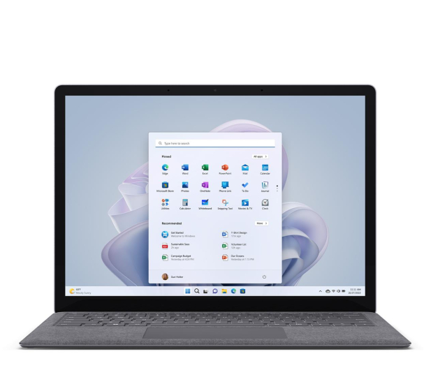 Microsoft Surface Laptop 5 13" i5/8GB/256GB/Win11 (Platynowy) - 1081285 - zdjęcie